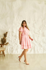 Load image into Gallery viewer, plus size clothing, curvy girl, plus size, plus size fashion, dresses, plus size dresses, schiffli dress