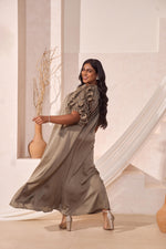 Load image into Gallery viewer, Anaya Satin Flowy Dress