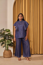 Load image into Gallery viewer, Bree Frilled Denim Co-ord Set