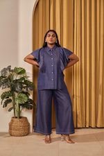 Load image into Gallery viewer, Bree Frilled Denim Co-ord Set