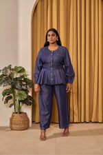 Load image into Gallery viewer, Carla Peplum Co-ord Set