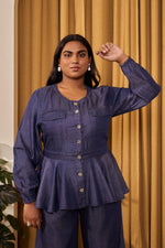 Load image into Gallery viewer, Carla Peplum Co-ord Set