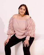 Load image into Gallery viewer, Carnation Ruffled Top