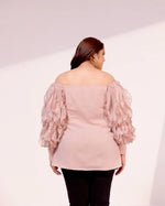 Load image into Gallery viewer, Carnation Ruffled Top