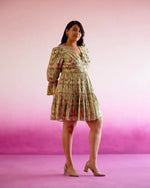 Load image into Gallery viewer, Cassia Printed jacquard Georgette Dress