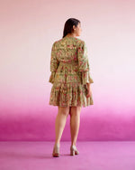 Load image into Gallery viewer, Cassia Printed jacquard Georgette Dress