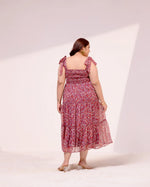 Load image into Gallery viewer, Cecelia Chiffon Dress with Top Knot