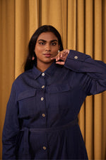 Load image into Gallery viewer, Mia Denim Shirt Dress