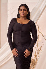 Load image into Gallery viewer, Sirena Ruched BodyCon Dress