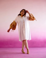 Load image into Gallery viewer, Willow Cotton Shirt Dress