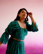 Load image into Gallery viewer, Zelena Schiffli Co-ord set