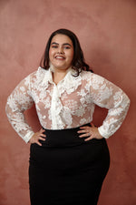 Load image into Gallery viewer, Camellia Full Net Shirt