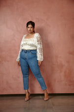 Load image into Gallery viewer, Camellia Organza Sleeve Top