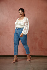 Load image into Gallery viewer, Camellia Organza Sleeve Top