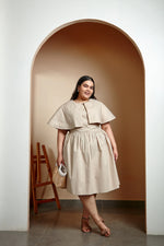 Load image into Gallery viewer, The Desert Sand Cape Dress