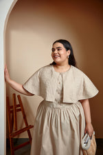 Load image into Gallery viewer, The Desert Sand Cape Dress