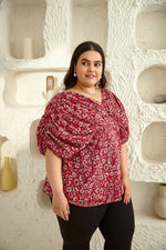 Load image into Gallery viewer, Poppy Chiffon Printed Top