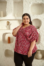 Load image into Gallery viewer, Poppy Chiffon Printed Top