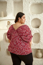 Load image into Gallery viewer, Poppy Chiffon Printed Top