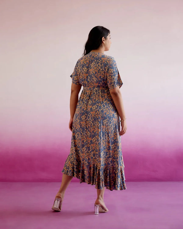 Bluebell Floral Wrap Dress