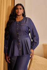 Load image into Gallery viewer, Carla Peplum Top
