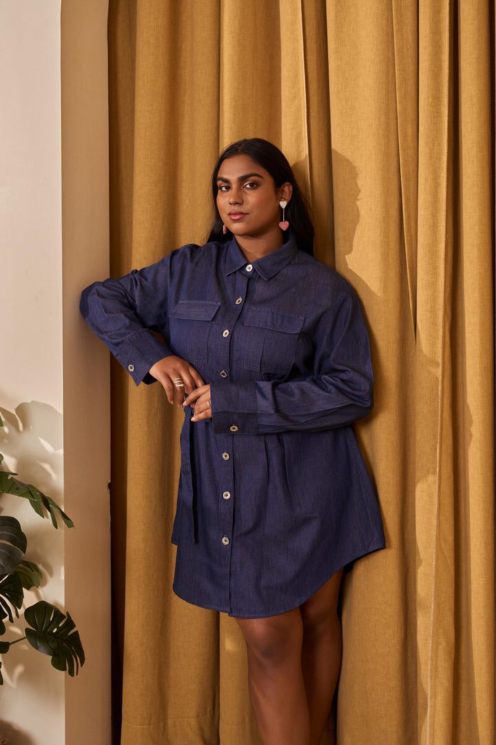 Mia Denim Shirt Dress