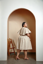 Load image into Gallery viewer, The Desert Sand Cape Dress
